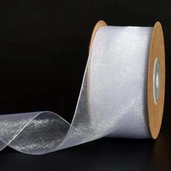 Lemo 1-12 Inch White Organza Ribbon 25 Yards Sheer Chiffon Ribbons for Crafts Wedding Christmas Tree Decorations Valentine's Day Gift Wrapping Bow Making - Ningbo Lemo Textile Co., Ltd. - China