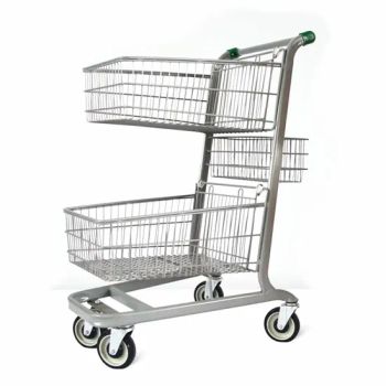 Supermarket Shop Cart or Shopping Trolleys Carts with High Quality Shopping Trolley - Suzhou Shunhong Metallic Products Co., Ltd. - China