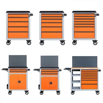 Metal Tool Cabinet Garage Tool Storage Rolling Drawer Mobile Cabinet Workbenches - Shandong Shangzhi Furniture Co., Ltd. - China
