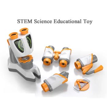 Kids Start Exploring Set DIY Assemble Telescope Magnifier Biological Children Science Microscope Educational Toy Kids Educational Toy - Shantou Tombo Toys Co., Ltd. - China