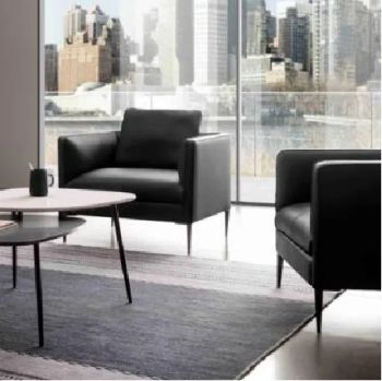 Wooden Office Sofa Leather Living Room Furniture 1 Seat Sofa Condition New Trademark PSEN Color Optional Origin - Shanghai Pumei furniture Co., Ltd. - China