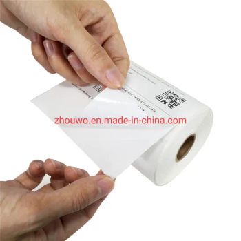 Adhesive Paper Label Sticker Logo Decal Letters Stickers Thermal Paper - Hebei Zhouwo Trading Co., Ltd. - China