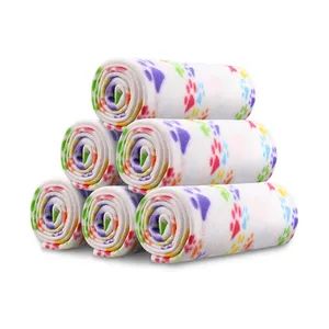 Quality Cushion Mat Bed Pet Blanket Custom Dog Blankets Paw Dog Blanket - Rizhao Spring Trading Co., Ltd. - China
