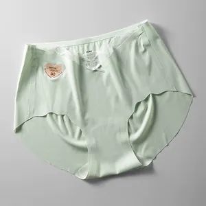 Ice Silk Lace-Trimmed Women's Seamless Panties - Shantou Junying Clothing Co., Ltd. - China