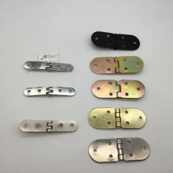 Furniture Accessories Steel Flush Hinges 180 Degree Cabinet Hinges Door Semicircle Hinges - EC Hardware Co., Ltd. - China