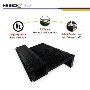 Best Selling Flexible Accordion Guard Machine Shield Way Flat Bellows Covers - Shandong Hansheng Technology Development Co., Ltd. - China