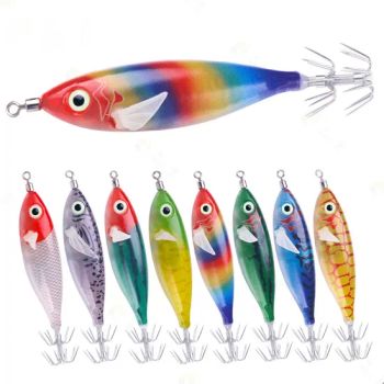 Fishing Squid Bait Luminous Wood Shrimp Artificial Hard Baits Fish Lure - Henan Tenfeng Technology Co., Ltd. - China