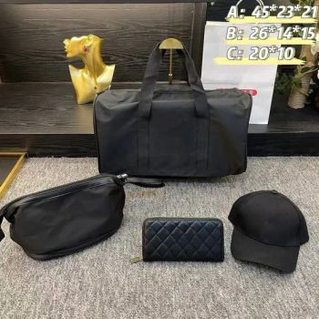 Waterproof Nylon Sports Travel Organizer Bags Purse Chest Wallet Caps 4 Set Unisex Travel Bag Men's Travel Bags Luggage Sets - Guangzhou Hao Second Trading Co., Ltd. - China