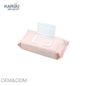 Biodegradable Makeup Remover Face Wipes Eco-Friendly Paper Wipes - QUANZHOU KAROU DAILY INDUSTRY CO., LTD. - China