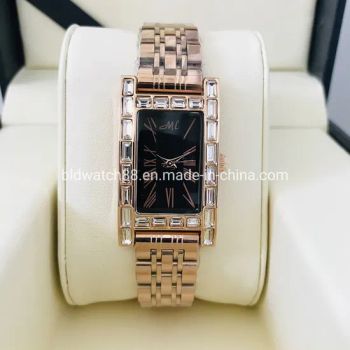Fashion Squre Face Crystal Stainless Steel Watches for Women Ladies Gift - Shenzhen Shi Ying Technology Co., Ltd. - China