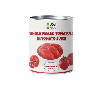 Delicious Tomatoes in Tomato juice ,Canned Peeled Tomatoes in tomato juice from Dovi Food Co.,Ltd Vietnam - Dovi Food Co., Ltd - Vietnam