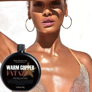 Fatzen Skin Care Products Beautiful Products Shimmer Body Skin Glittering Design for Black Women Body Shimmer Oil - Guangzhou Guocui Biological Technology Co., Ltd. - China