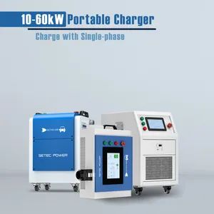 SETEC POWER Self-developed Modules Portable EV Fast Charging Station 10kW 20kW 30kW 60kw Mobile Electric Car Charger - Shenzhen SETEC Power Co., Ltd. - China