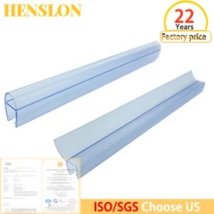 8mm Glass Door and Window Bathroom Strip Bar Water Retaining PVC Seal - Gaoyao Henslon Hardware Factory - China