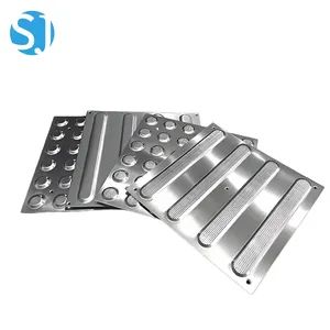 Stainless Steel Tactile Paving Tile SUS304 316 Hazard Warning Directional Tgsi for Subway Ramps Pedestrian Safety - Shandong Jincheng Building Materials Co., Ltd - China
