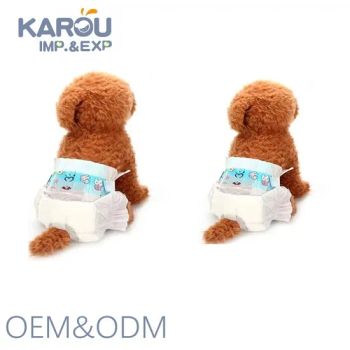 Hot Selling Disposable Biodegradable Dog Diaper OEM Eco Friendly Pet Diaper - QUANZHOU KAROU DAILY INDUSTRY CO., LTD. - China
