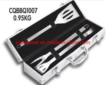Food Grade BBQ Grill Accessories Tools Set Origin China Trademark OEM Customized Accept HS Code 7323100000 Model NO. - Chongqing Bweiser Industry Company Limited - China