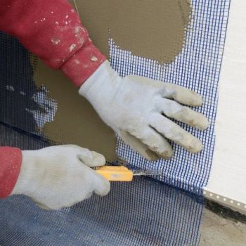Orange Colored Sturdy Construction Fiberglass Plaster Mesh for Building Renovation - Anping County San Qiang Metal Wire Mesh Products Co., Ltd. - China