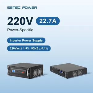 SETEC IVS9000 5KVA Off-Grid Sine Wave 220V 22.7A 1Y MOQ100 HS Code 85044090 Power factor 0.7 Output Type Single Output Power >1000W - Shenzhen SETEC Power Co., Ltd. - China