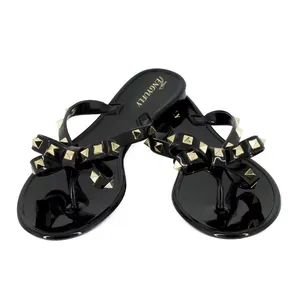 Fashion Ladies Shoes Sexy Cute Jelly Womens Sandals Slippers Slip on Summer Flat Women's Sandals - Guangzhou Jumeng Trading Co., Ltd. - China