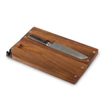 Camping Kitchen Multipurpose Foldable Wooden Chopping Board Sets with Knife - Ningbo Chanceca Import & Export Co., Ltd. - China