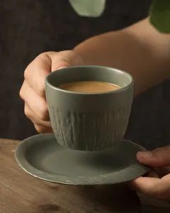 High Quality Ceramic Tea Cup for Home Use Green Color - Chaozhou Fuyingmei Trading Co., Ltd. - China