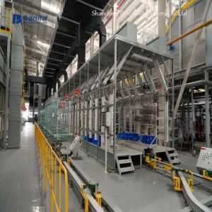 Water Curtain Wet Spray Paint Booth Automatic Electrostatic Spraying Painting Line Powder Spraying Equipment - Shandong Bonita Machinery Co. Ltd - China