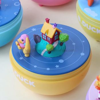 Custom Plastic PVC ABS Duck Toy Spinning Music Box Birthday Gift - Zhejiang Haipai Art Home Co., Ltd. - China