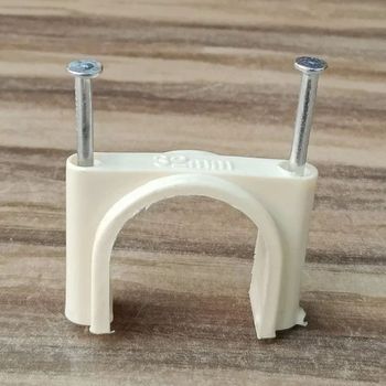 PVC White Double Cable Nail Clip, Packaging Size: 100 pieces/packet - Mark Hardware - India
