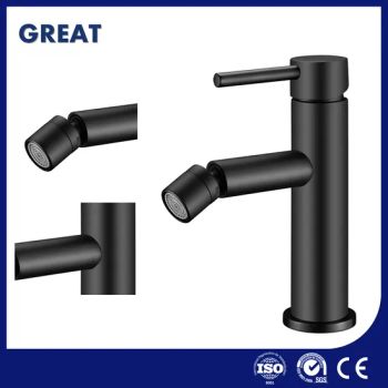 Great Hot Cold Health Bidet Faucet Suppliers High-Quality European Bidet Faucets Gl32107bl321 Matt Black Single Lever Bidet Faucet Simple Design Bidet Faucet - Ningbo Great Manufacture & Trading Co., Ltd. - China