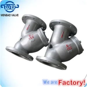 Stainless Steel 304 Flanged Y Type Strainer Origin China Model NO. GL41F Specification CE Trademark WENBAO Mesh Ss304/ Ss316 - Wenbao Valve Co., Ltd. - China