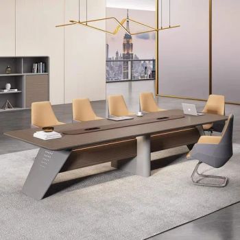 Liyu Meeting Room Furniture Black Wood Meeting Table 12 Person Conference Tables - Foshan Liyu Furniture Co., Ltd. - China