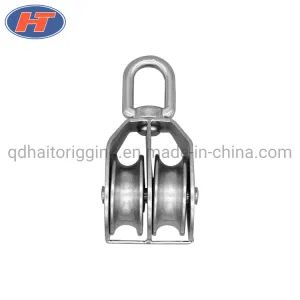 High Quality Stainless Steel Snatch Block Pulley with Double Wheels or Single Wheel - Qingdao Haito Rigging Hardware Co., Ltd. - China