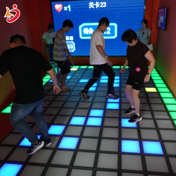 Interactive Super Cube LED Floor Grid Projector Motion Immersive Indoor Sports and Games Machine - Liangjia Sports Technology (Guangzhou) Co., Ltd. - China