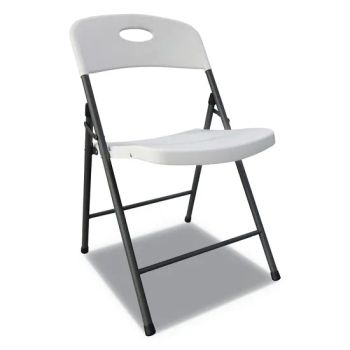 Factory Outdoor Heavy Duty HDPE Camping Steel Portable White Plastic Folding Chairs - Zhejiang Blooming Home Products Co., Ltd. - China