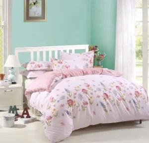 Polyester Microfiber Printed Bed Sheet for Home Textile Origin China Quantity 4 PCS Pattern Printed Age Group Adults Trademark ShareH - HUZHOU SHAREH HOME CO., LTD - China