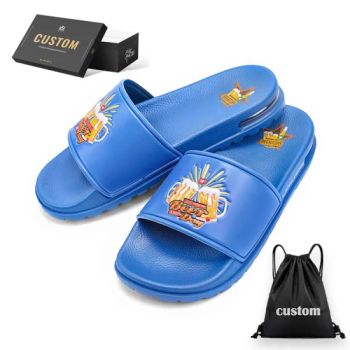 Custom Logo Kid Slides Sandal Footwear Slippers Custom Men Slides with Logo - Skylark Network Co., Ltd - China