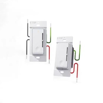 ETL\FCC Smart Dimmer (Push +Sliding, WiFi, Neutral free, Sigle pole, 1way, 120V/60Hz, 5VA~400VA, Leading edge, Mixed color LED indictor-strip, Wires) - Shenzhen Tsyl General Technology Ltd. - China