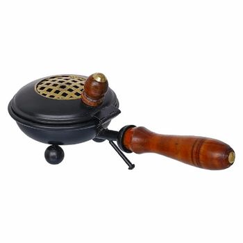 Iron Black Incense Holder Usage Puja Weight 200 gm Material Iron Finish Polished Material Type Iron Color Black (Base) Size - Larko India - India