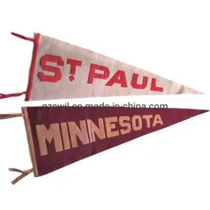 Custom Logo Hanging Flag Decoration Triangle Felt Decorative Pennant - Swil Limited - China