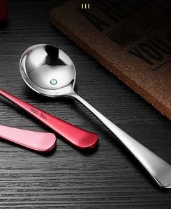 Stainless Steel Spoon 304 Net Red Spoon Korean Lovely Dessert Fruit Milk Tea Small Spoon Short Handle Children′ S Spoon3 - Yangjiang PinGuan Industry & Trade Co., Ltd. - China