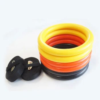 Fitness Workout ABS Gym Rings Plastic Gymnastic Rings with High Strength Polyester Straps and Adjustable Buckles - Hangzhou Sprocare Med Medical Supplies Co., Ltd. - China