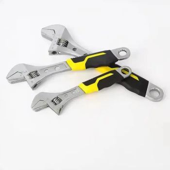 Multi-Function Adjustable Wrench Steel Adjustable Wrench with Rubber Handle Other Hand Tools - Nanjing Toutru Trading Co., Ltd. - China