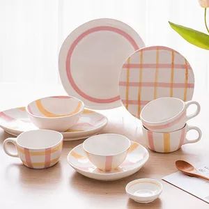 Household Ceramic Dinner Plates Sets Juegos De Vajillas Dinnerware for Restaurant - GENOL CERAMICS CO.,LTD - China