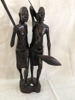 HANDCRAFTED WOODEN MAASAI WARRIORS - SAAH CRAFT ENTERPRISES LIMITED - Canada