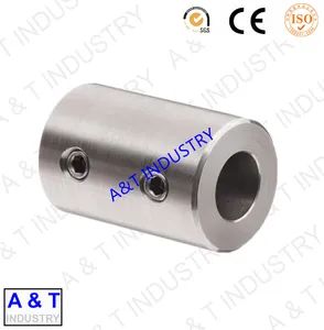 Stainless Steel Rigid Shaft Coupling with High Quality Trademark AT Origin China Original China Head Type Round Model NO. AT 24 - A&T Industry Co., Ltd. - China