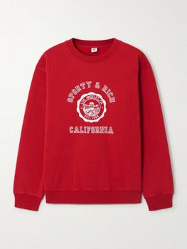 Red Crewneck Sweatshirt & Shorts Set - Jnssportswear - Pakistan