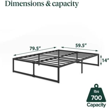 Queen Teel Slat Support for Apartment Villa Mail Order Packaging Metal Bed - Xiamen Anzhiyan Trading Co., Ltd. - China