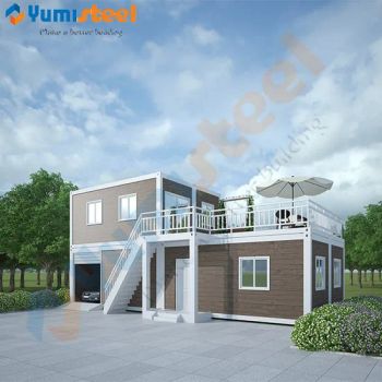 Customized Quick Built Container Villas for Living Trademark Yumi Model NO. CTN04 HS Code 9406900090 Origin Xiamen, China - XIAMEN YUMI NEW MATERIAL TECHNOLOGY CO., LTD. - China