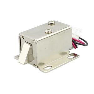 12V Mini Electromagnetic Solenoid Lock for Cabinet Door Stroke 4.4mm Latch Length 6mm HS Code 83013000 Latch Slide - Guangzhou Dajiang Technology Co., Ltd. - China